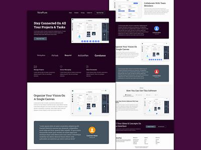 NewPlan - SaaS Website Template css html html template saas saas product saas website ui design ux design web design web development website website template