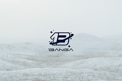 Banga animation art artwork astronaut branding graphic design illustration infinty logo logo design space typography ui