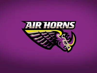 Air Horns basketball branding design graphic design illustration illustrator logo rhino vector