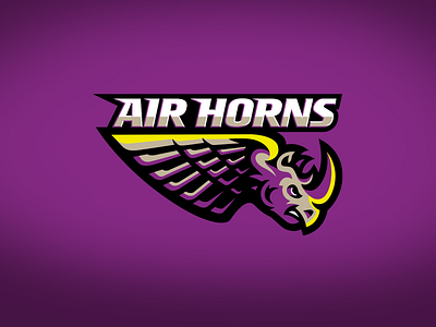 Air Horns basketball branding design graphic design illustration illustrator logo rhino vector
