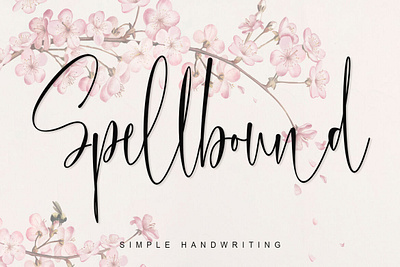 Spellbound font handwrittenfont scriptfont typography