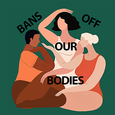 Bans off our bodies illustration for Moveon bansoffourbodies branding graphic design illustration logo socialmedia ui womenright