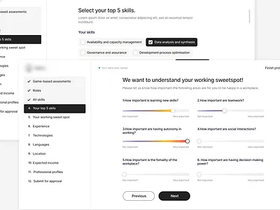 Early MVP shots in the making. ai machinelearning prototype