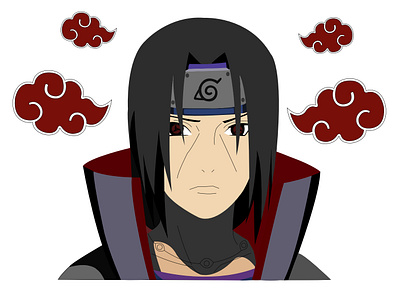 Itachi Uchiha design graphic designer illustration vector