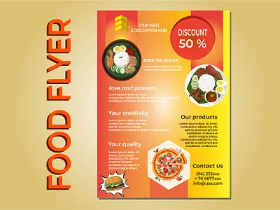 Brochure design vector template in A4 size. Flyer Template advertisement branding clean cover design graphic design illustration logo vector