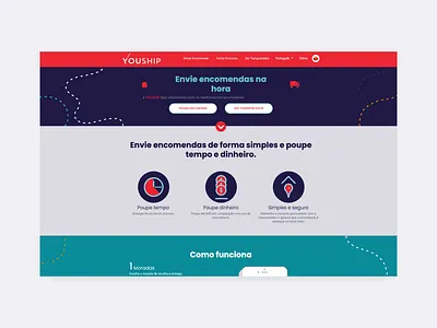 YouShip Marketing Website Re-design marketingsite