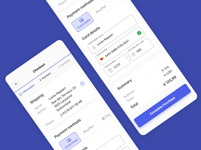 Payment page app branding dailyui mobile ui ux