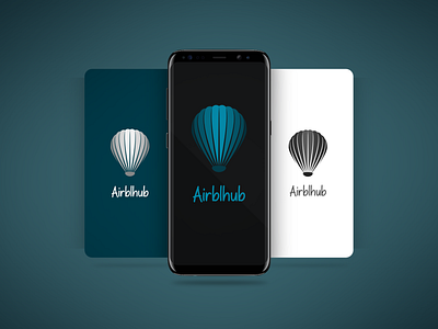 Airblhub Logo branding graphic design typography ui ux
