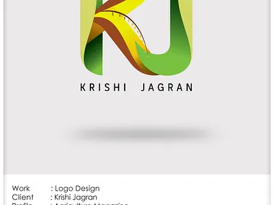 LOGO DESIGN, KRISHIJAGRAN design fontdesign graphic design illustration logo