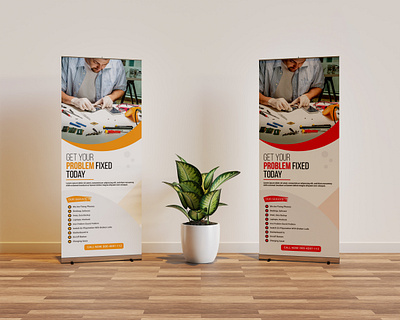 Repair Rollup Banner Design ad advertising banner banner design bannerdesign graphic design graphic designer graphics design premium print ready professional roll up roll up roll up banner roll up banner roll up banner design rollup rollup banner signage x banner