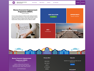 WEEP Homepage - 2021 bazamiyat business design designinspiration entreprenuer home homepage homepage design small business smallbusiness ui uiux user interface ux web design webdesign website website design women