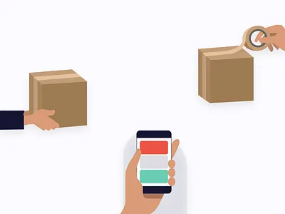 YouShip Marketing Website Details iconography illustration marketingsite