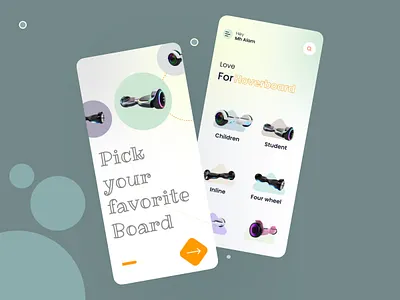 HoverBoard selling app ui app ui app ui ux business clean ui ecommerce game graphic design hover boarding hoverboard minimalist design online shop skate board trend trending design ui ui design uidesign uxalam