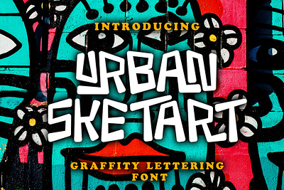 Urban Sketart - A Graffiti Lettering Font abstract apparel arthistic bold brush clothing decorative display durty font fonts ink lettering paint skateboard spray street art typeface urban wall