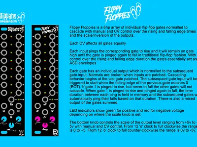 Design proposal for a eurorack synth module branding graphic design illustration vector