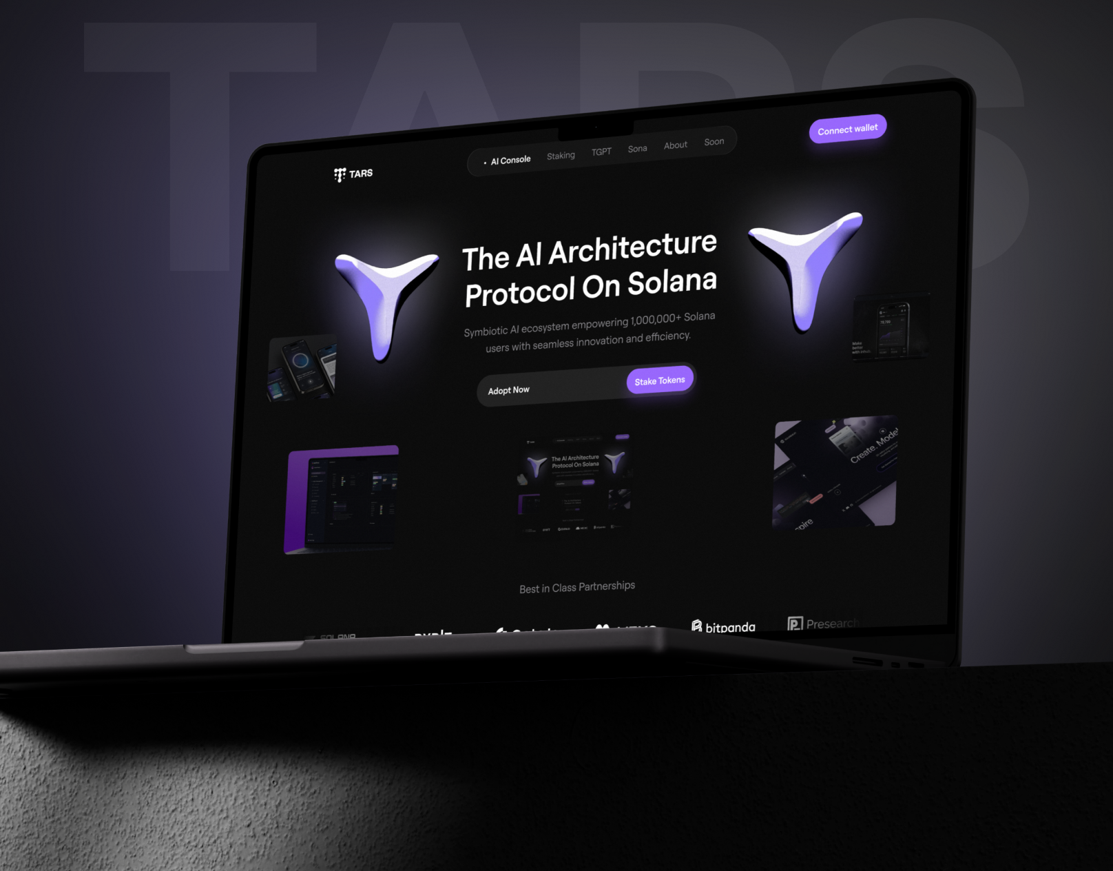 AI Architecture Protocol Landing Page ai landing page ai website aı crypto crypto landing page cryptocurrency landing page project protocol ui ux web design