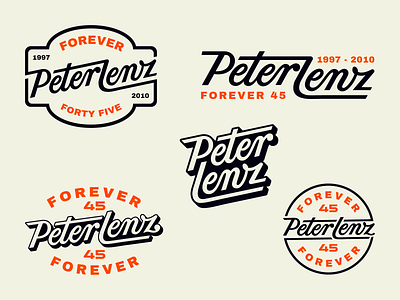 Peter Lenz - Motorbike Lettering badge badge design brand identity custom type editorial illustration hand lettering handlettering lettering lettering logo logo logo design logo designer logo sketch logotype motorbike script script logo spot illustration