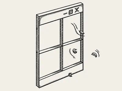 The view art drawing illustration mental health minimal technology wellness