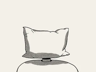 Light headed art covid 19 drawing illustration inspiration mental health minimal sleep technology wellness