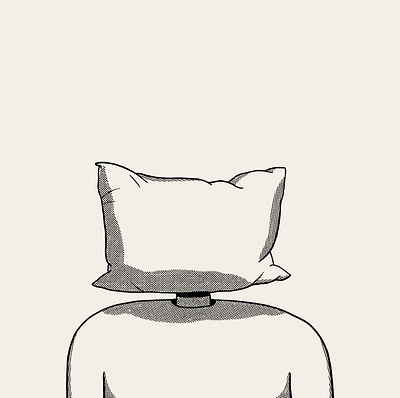 Light headed art covid 19 drawing illustration inspiration mental health minimal sleep technology wellness
