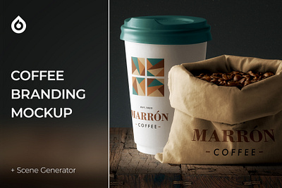 Coffee Branding Mockup branding coffee design mock up mockup stationary