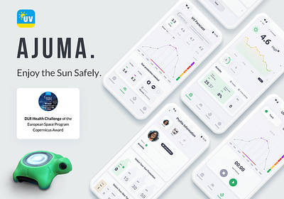 AJUMA app app design geniusee illustration logo mobile app ui ux ui design