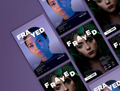 Frayed - Fashion Poster design illustrator inspiration photoshop posterdesign