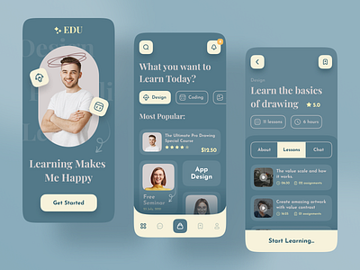 Educational App app course app e learning learning app education app educational app imran learning platform minimal mobile mobile app mobile apps mobile ui online course online school study app ui design uiux ux uxui design