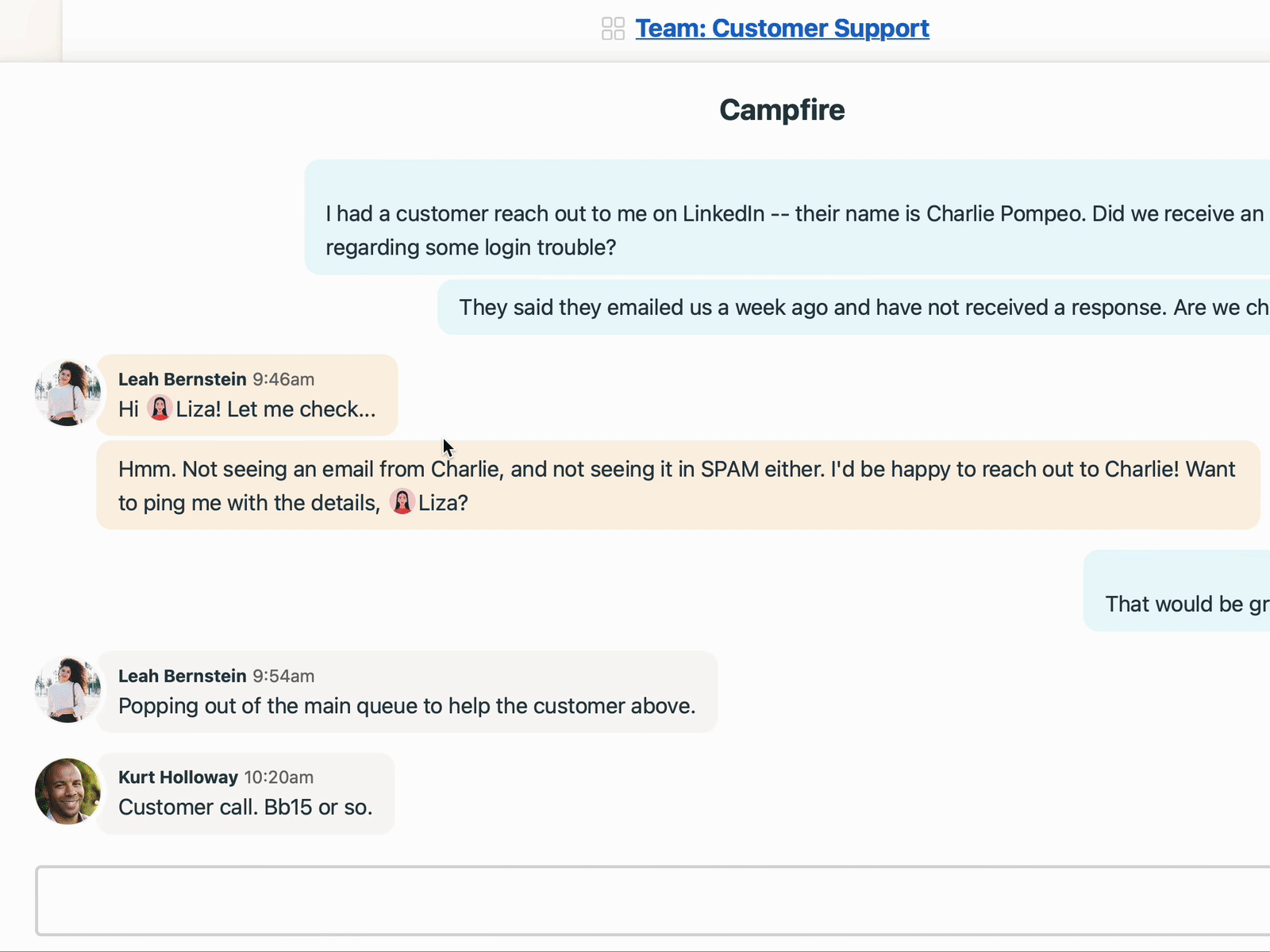 Boosts in Campfire 37signals animation basecamp design project management ui