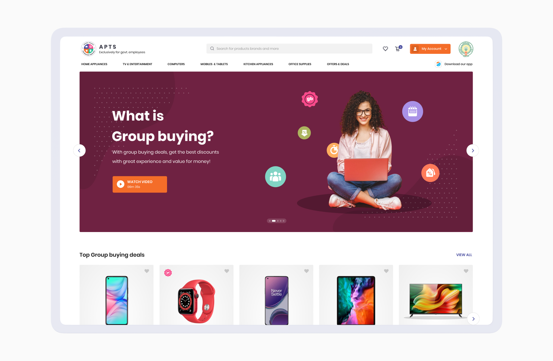APTS platform by Ravijune on Dribbble