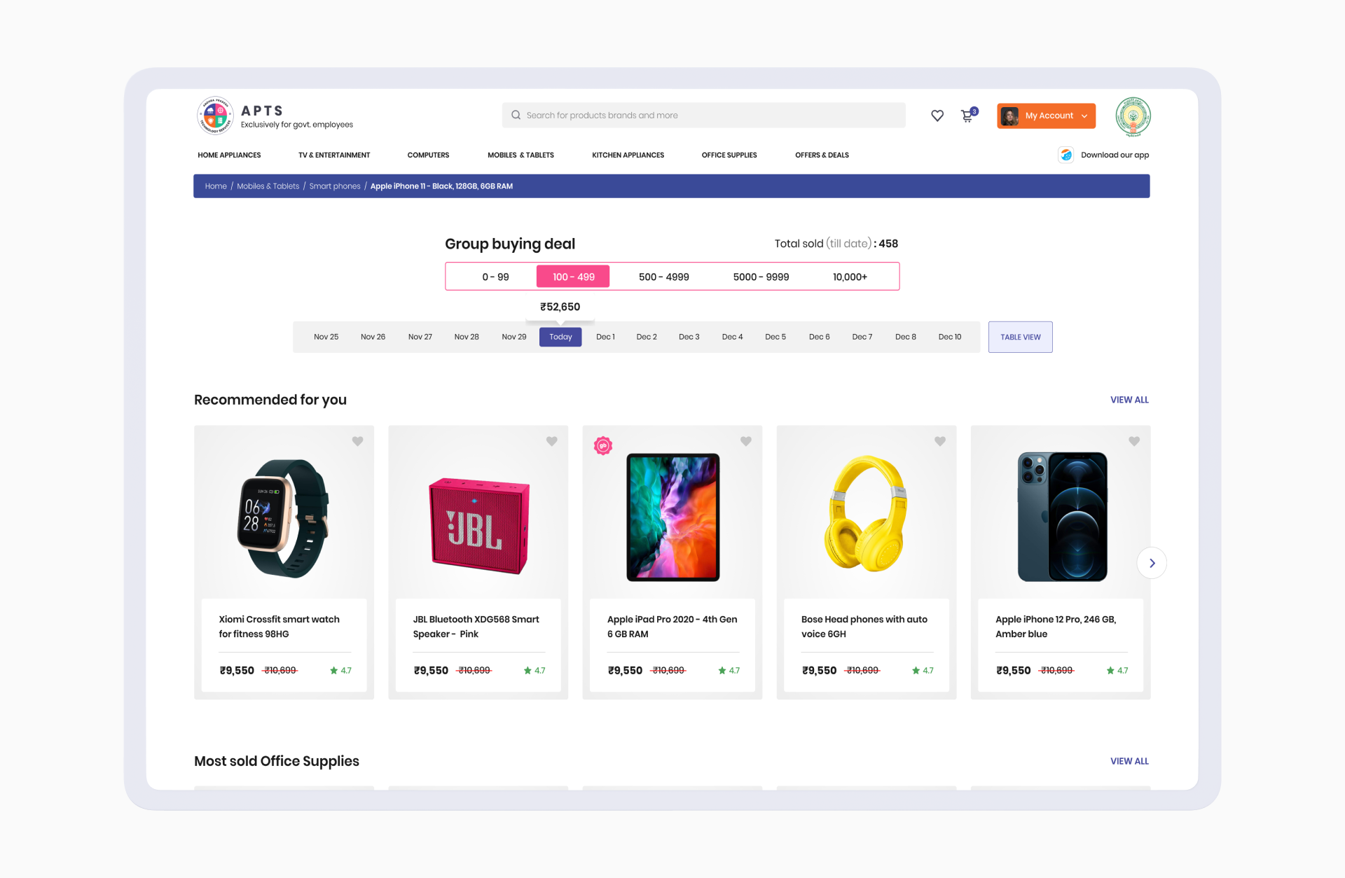 APTS platform by Ravijune on Dribbble