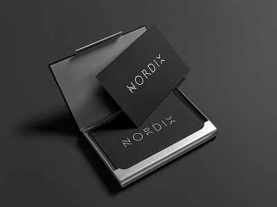 Nordix - Logo / Business Card Design branding branding identity business card design graphic design label design logo package design product design