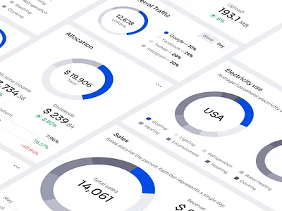 Universal Data Visualization v1.0 | Donut Chart 123done analytics chart charts component data data visualization dataviz donut donut chart doughnut figma graph infographic table template ui universal data visualization widgets