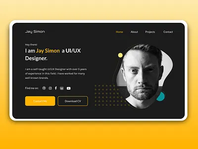 Portfolio Landing Page landing page portfolio uiux designer