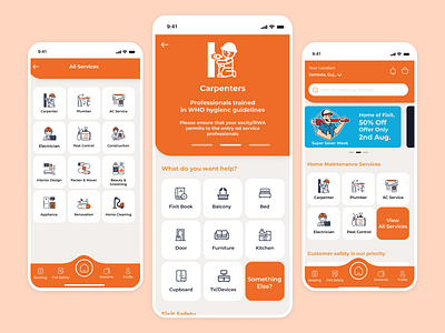 Fixer App ac service appliance beauty carpenter cleaning construction design driver electrician fix grooming home interior packer mover pest control plumber problem renovation services solutions