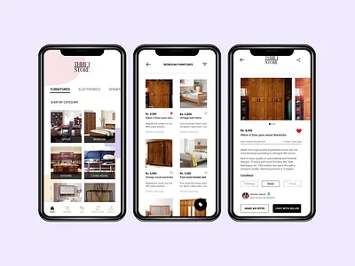 Thrift Store App thrift store ui ux