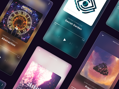 Music player app 2/3 figma music music player ui
