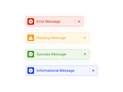 Toast Notification / Message alert alerts banner dashboard design system error error message info message notification notifications popup popups success toast toast notification ui elements warning web web design