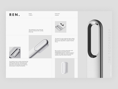 Ren. - Design concept branding concept design minimal minimalism ren ui ux web webdesign website