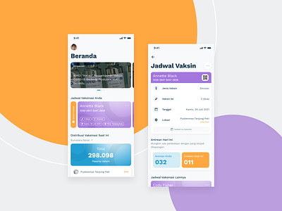 Vaccine Mobile App (Concept) app application concept covid covid 19 design medical mobile ui vaccine
