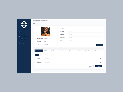 Employee Management System - Edit Employee Details design figmadesign logo ui uidesign