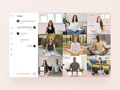 Yoga Connect - Yoga Tutor Platform app design figma platform tutor ui yoga