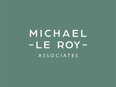 Michael Le Roy Associates - Brand Identity art brand identity branding business consultant color palette design frank lloyd wright graphic design illustration logo ui ux vector website