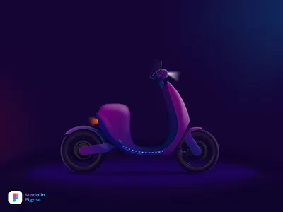 NEBULA Future Bike 3d bike cycle dark electric ev figma figmadesign future graphic design illustration neon scifi vahicle