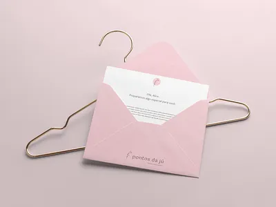 Visual identity - Pontos da Jú affection branch branding clothes crochet delicacy fashion graphic design logo visual identity