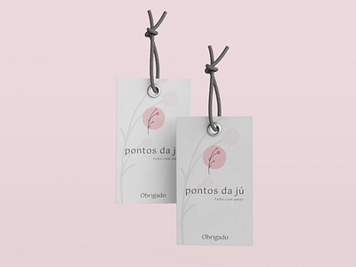 Visual identity - Pontos da Jú affection branch branding clothes crochet delicacy design fashion graphic design logo