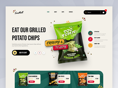 Consumer Food Exploration Website Design