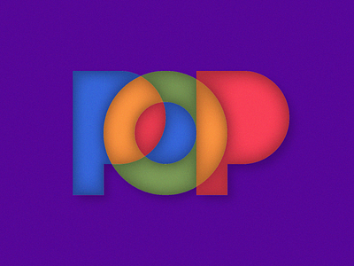 POP blue color colors colour colours grain green minimalism minimalistic minimalistic art noise orange pink pop purple red sandro shapes type yellow