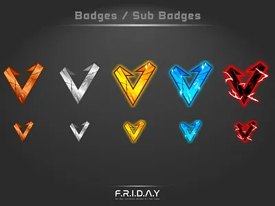 sub badges for twitch / letter V cool effects banner cartoon chibi custom logo customemotes cutelogo design esportlogo graphicdesign illustration illustrator logo overlay screens streamers subbadges subscriberbadge twitch twitchbadges twitchstreamers