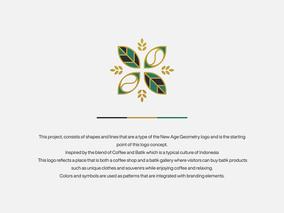 Embatik Cafe and Boutique Logo batik branding cafe logo coffee logo coffee shop design logo